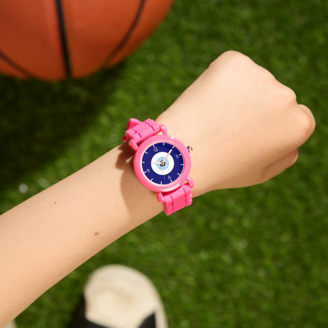 Montre Blue Evil Eye Good luck & Protection Symbol (Poignet)