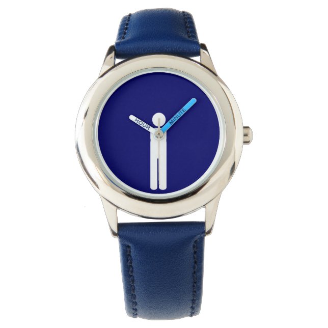 Montre blue fun (devant)