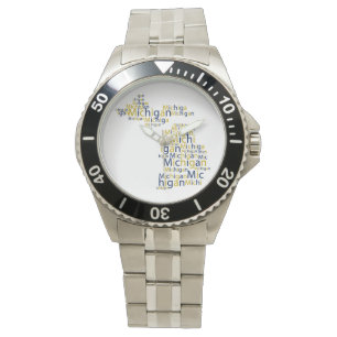 Montre Blue & Gold Michigan