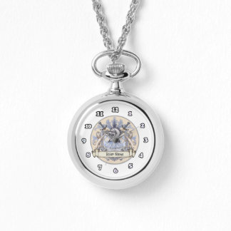 Montre Blue Knight Family Crest Nom
