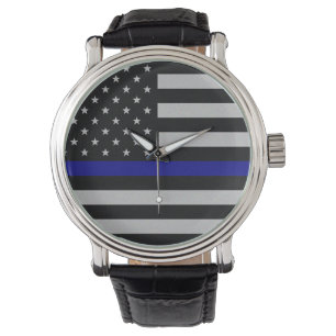 Montre Blue Line mince diminuent
