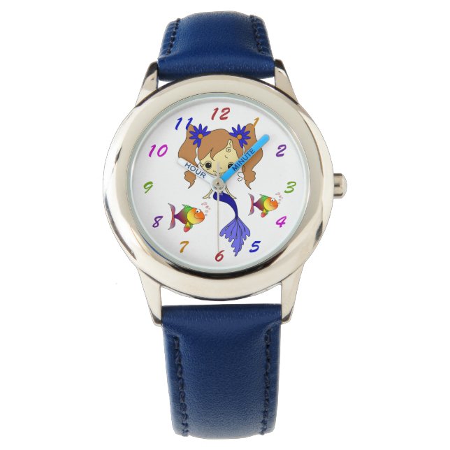 Montre Blue Mermaid (devant)