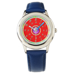 Montre Blue Red Watch