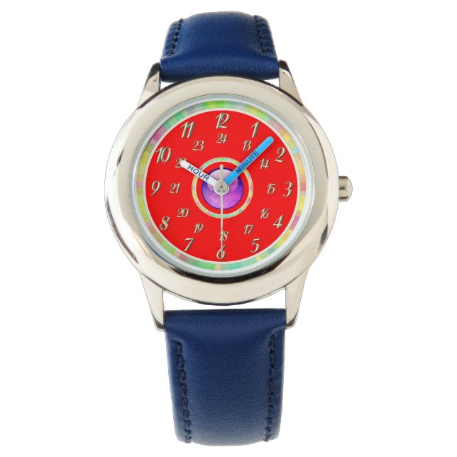 Montre Blue Red Watch (devant)