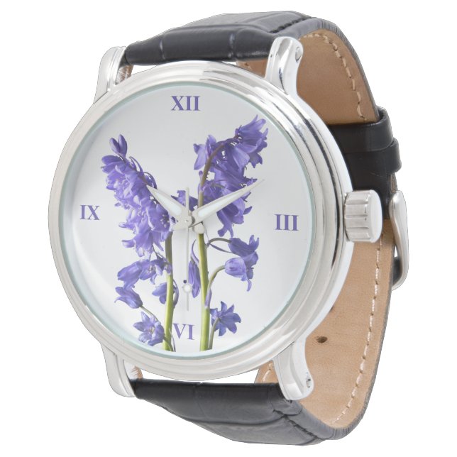 Montre Bluebells, De la forêt même que j'ai créé! (Incliné)