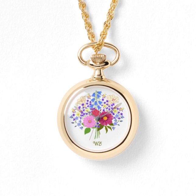 Montre Blumenstrauss Necklace Watch (Recto)