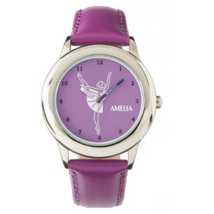 Montre Boho Ballerina Ballet Tutu Fille Pratique Purple