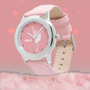 Montre Boho Ballerina Ballet Tutu Girl Exercice rose