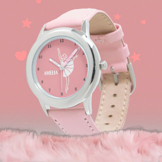 Montre Boho Ballerina Ballet Tutu Girl Exercice rose