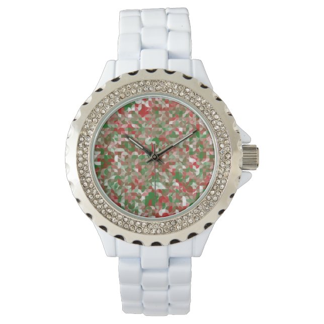 Montre Boho Moderne Super Noël Motif géométrique (devant)