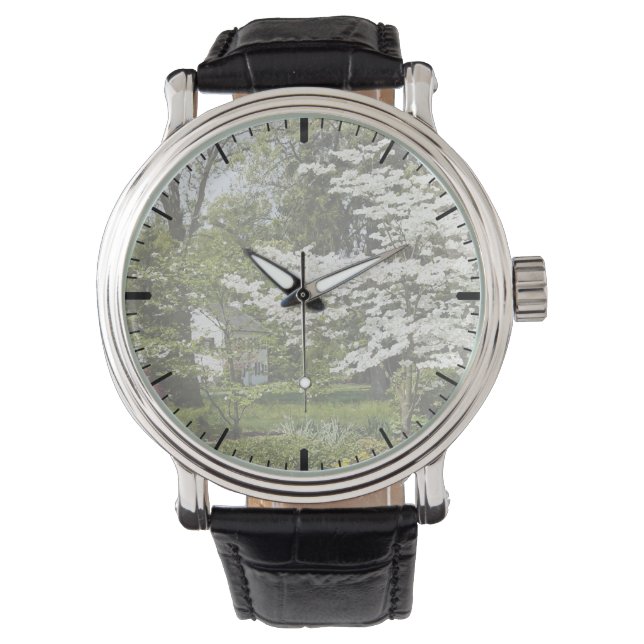 Montre Bois de chien en fleurs (devant)