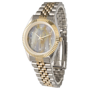 Montre Bois pétrifié ondulé
