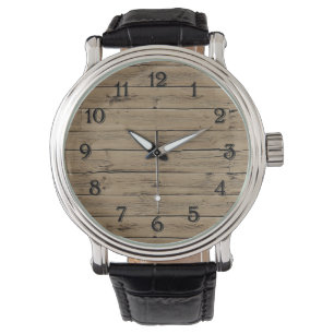 Montre Bois rustique