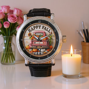 Montre Bon Citrouille de camion d'automne