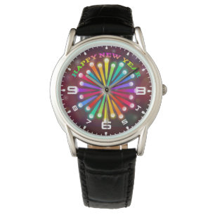 Montre Bon Nouvel An Feu d'artifice Design-11231