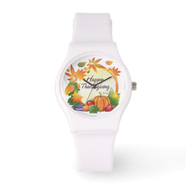 Montre Bon thanksgiving 5A Options de surveillance et de  (Recto)