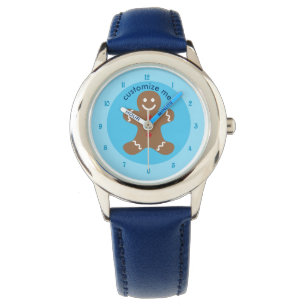 Montre Bonhomme en pain d'épice mignon fait sur commande