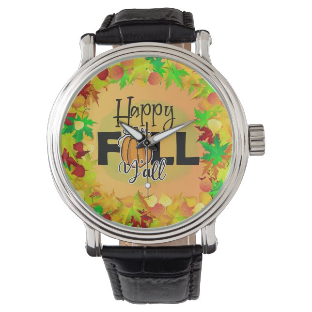 Montre Bonjour automne moisson automne Thanksgiving remer (devant)