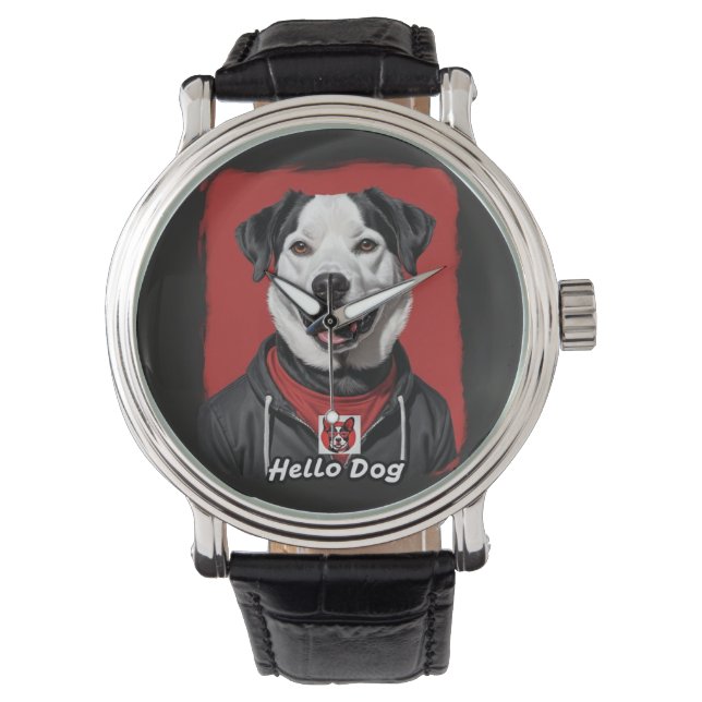 Montre Bonjour Chien Watch (devant)