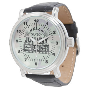 MONTRE BONJOUR JOHNNY L'HOMME LE SORT LA VIE