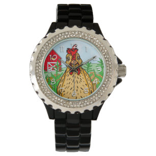 Montre Bonjour poulet Dessin de dessin animé mignon