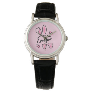 Montre Bonne Pâques (rose)