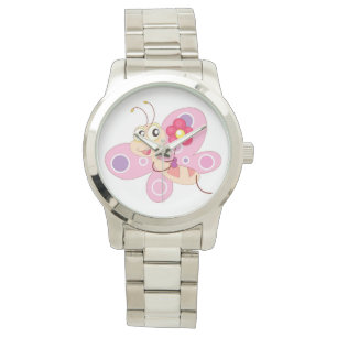 MONTRE BONNE PETITE FILLE À BOUTTERFLY