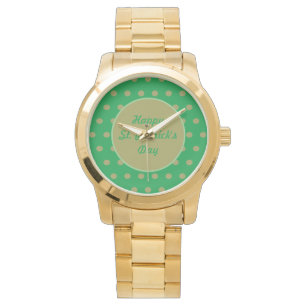 Montre Bonne St. Patrick's Day Watch (Vert & Or)