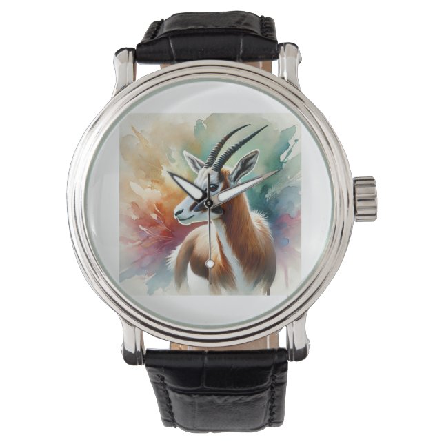 Montre Bontebok in watercolor 220924AREF116 - Watercolor (devant)
