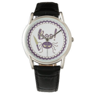 Montre Boo drôle Halloween personnage d'araignée main