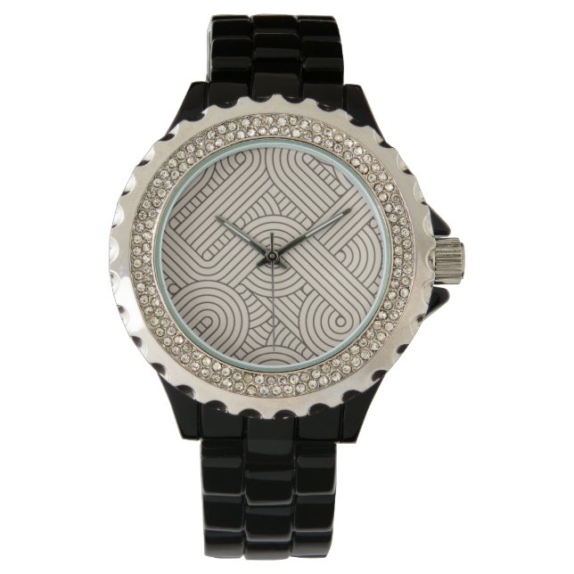 Montre Bordure Abstraite (devant)