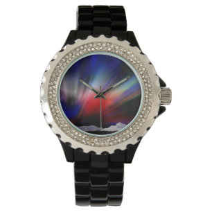 Montre Borealis artic tirés par la main de l'aurore
