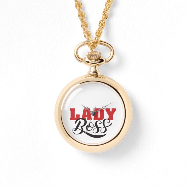 Montre Boss Lady Mindset – Powerful Women Quote Design (Recto)