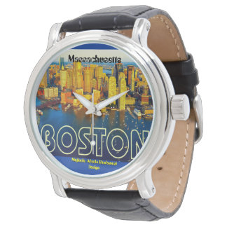 Montre boston 2, Massachusetts - Customized