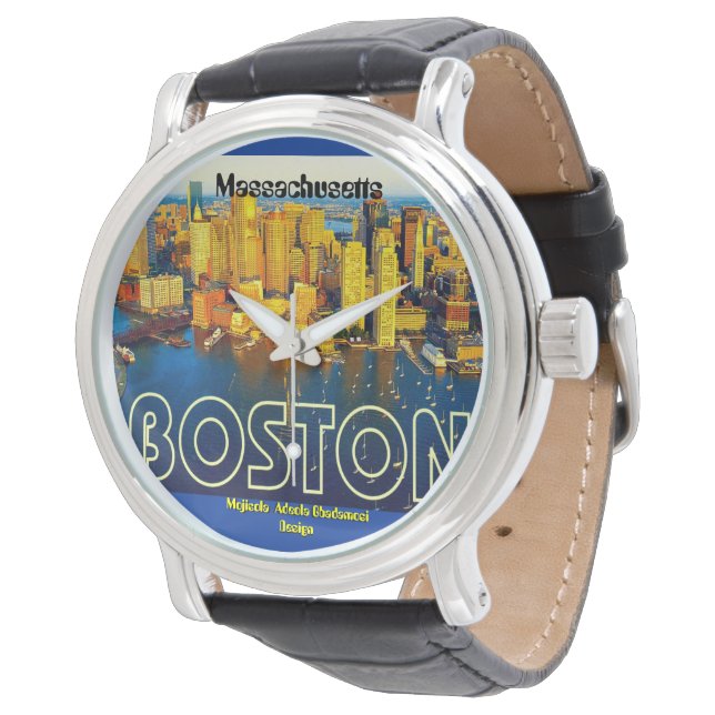 Montre boston 2, Massachusetts - Customized (Incliné)
