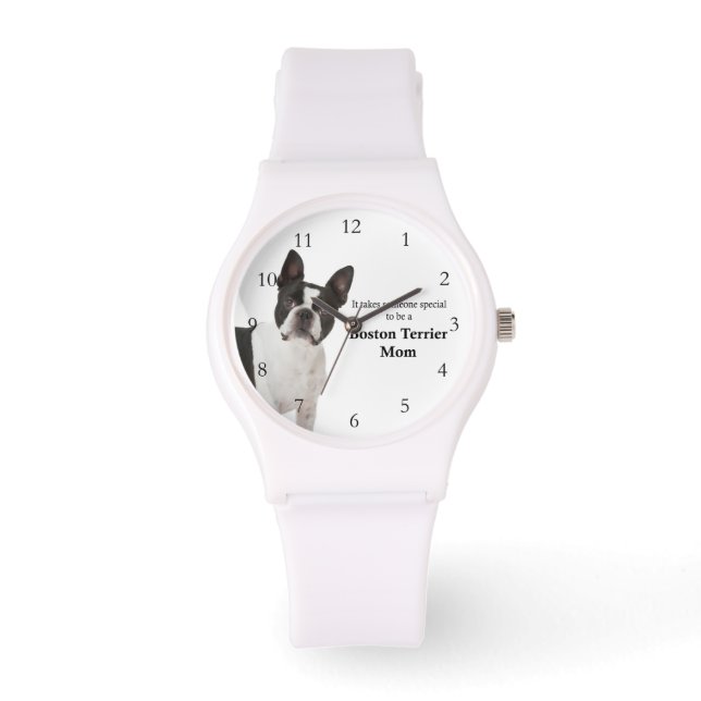 Montre Boston Terrier Mom Watch (Recto)
