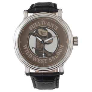 Montre Bottes de cowboy Occidentales Wild West personnali