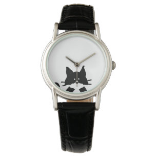 Montre Bouche de couverture de chat Kitty