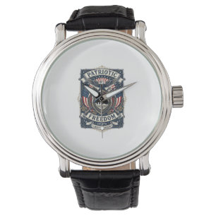 Montre Bouclier de bataille patriotique 1776 Sym