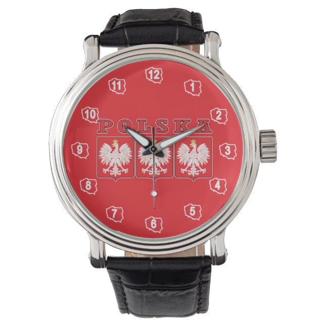 Montre Boucliers de l'aigle Polska (devant)