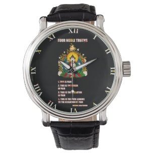 Montre Bouddhisme quatre enseignements nobles de Bouddha
