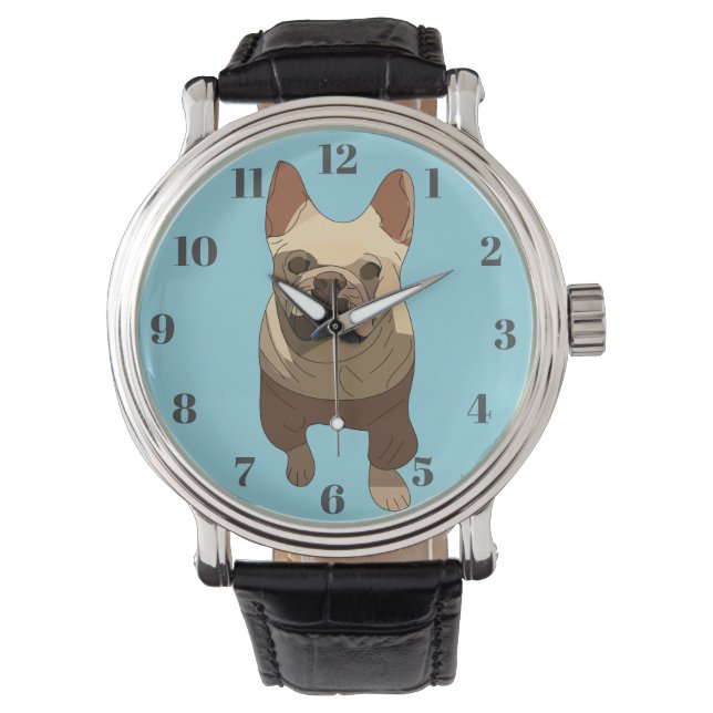 Montre Bouledogue français (devant)