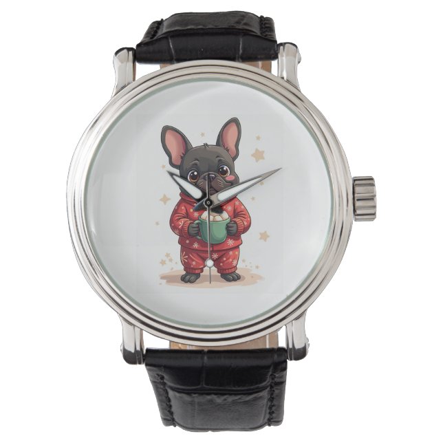 Montre Bouledogue Français Cozy Cocoa (devant)