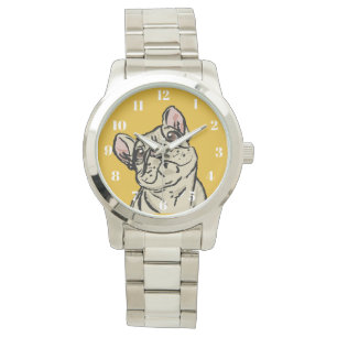 Montre Bouledogue français graffiti