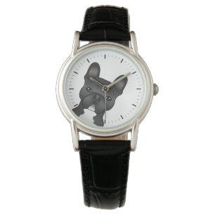 Montre Bouledogue Français Noir Et Blanc / Frenchie Chien