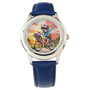 Montre Bouledogue français vélo French Bulldog