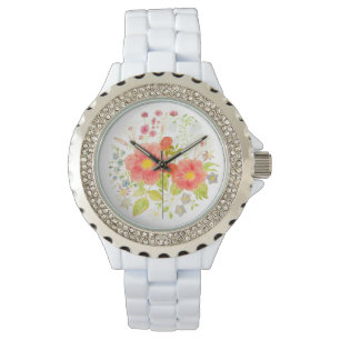 Montre Bouquet de fleurs Rose e-Montre