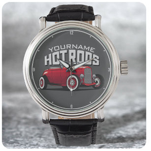 Montre Boutique Vintage de porte-disques Red Roadster per