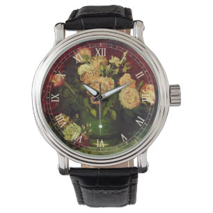 Montre Bowl avec Peonies et Roses par Vincent van Gogh