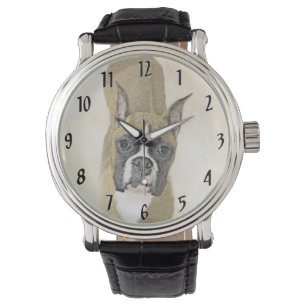 Montre Boxer Peinture - Cute Original Chien Art
